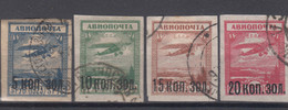 Russia USSR 1924 Mi#267-270 Used - Gebruikt