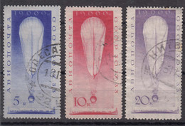 Russia USSR 1933 Baloons Mi#453-455 Used - Oblitérés