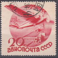 Russia USSR 1934 Mi#464 Z Used - Gebruikt