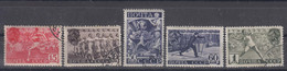 Russia USSR 1940 Sport Mi#753-757 Used - Oblitérés