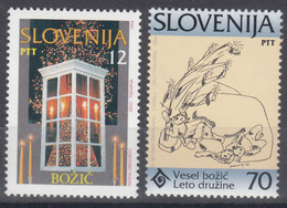 Slovenia 1994 Mi#99-100 Mint Never Hinged - Slowenien