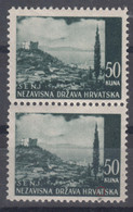 Croatia NDH 1941 Mi#64 Pair With Error, Mint Never Hinged - Croatia