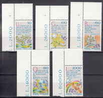 Vatican 1986 Mi#889-893 Mint Never Hinged - Unused Stamps