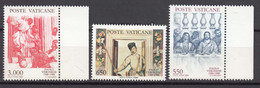 Vatican 1988 Mi#949-951 Mint Never Hinged - Neufs