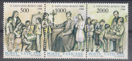 Vatican 1988 Mi#937-939 Mint Never Hinged Strip - Ungebraucht