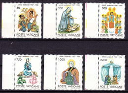 Vatican 1988 Mi#940-945 Mint Never Hinged - Unused Stamps