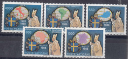 Vatican 1989 Mi#988-992 Mint Never Hinged - Ongebruikt