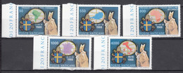 Vatican 1989 Mi#988-992 Mint Never Hinged - Ongebruikt