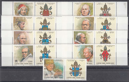 Vatican 2000 Mi#1327-1335 Zf Mint Never Hinged - Unused Stamps