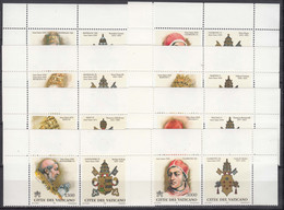 Vatican 1998 Mi#1234-1241 Zf Mint Never Hinged - Unused Stamps