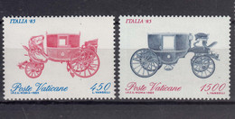 Vatican 1985 Mi#880-881 Mint Never Hinged - Unused Stamps