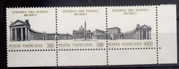 Vatican 1991 Mi#1043-1045 Mint Never Hinged Strip - Unused Stamps