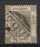 Hong Kong 1863 - 96  Cent. Grigio Oliva  -annullato- Yvert N° 20 - Ungebraucht