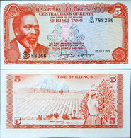 Kenya 5 Shilingi 1978 Unc - Kenya