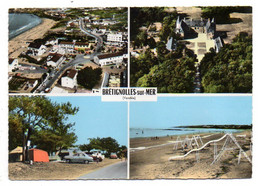 BRETIGNOLLES SUR MER --1966-- Multivues (camping,vues Aériennes) ..timbre.........cachet....................à Saisir - Bretignolles Sur Mer