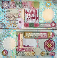 Libya 5 Dinar AU Unc - Libië