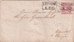 NORDDEUTSCHER BUND       ENTIER POSTAL/GANZSACHE/POSTAL STATIONERY LETTRE DE LÜCHOW - Interi Postali