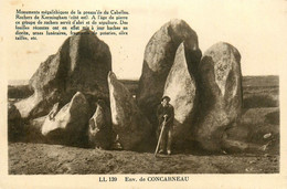 Environs De Concarneau * Monuments Mégalithiques Presqu'ile Cabellou * Thème Dolmen Menhir Pierre Monolithe - Concarneau