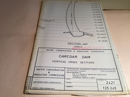 Australie Barrage De Carcoar  Dam Site 1969 Construction Du Barrage  International Engineering Service Consortium - Travaux Publics