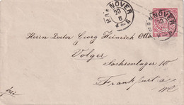 NORDDEUTSCHER BUND       ENTIER POSTAL/GANZSACHE/POSTAL STATIONERY LETTRE DE HANNOVER - Postal  Stationery