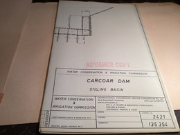 Australie Barrage De Carcoar  Dam Site 1969 Construction Du Barrage  International Engineering Service Consortium - Travaux Publics