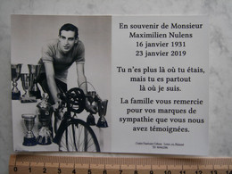 Cyclisme - Maximilien Nulens (1931-2019) Leuze-en-Hainaut - Ciclismo
