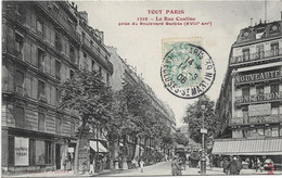 75 Paris 75018  -  La Rue Custine  Pres Du Boulevard Barbes - Arrondissement: 18