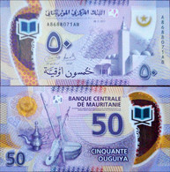 Mauritania 50 Ouguıya 2017 Unc Polymer - Mauritanië