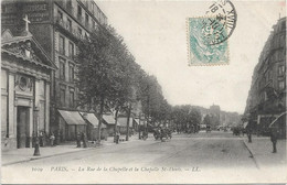 75 Paris 75018  -  La Rue De La Chapelle  Et La Chapelle Saint Denis - Arrondissement: 18