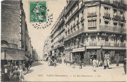 75 Paris 75018  -montmartre -    La Rue  Domremont - Arrondissement: 18