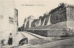 75 Paris 75018  -    Montmartre- La Rue Cortot - Arrondissement: 18