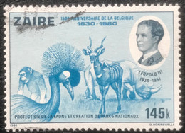 Zaïre - C7/42 - (°)used - 1980 - Michel 692 - 150j Belgische Onafhankelijkheid - Used Stamps