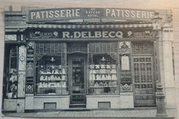 Pâtissierie - Glaces / Sorbets "R. DELBECQ" Au Gateau Royal - Circulé: 1920 De Beverloo à Gembloux - 2 Scans - Winkels