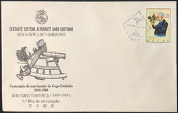 1967 100 YEARS OF THE BIRTH OF GAGO COUNTINHO FDC - Lettres & Documents