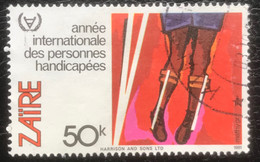 Zaïre - C7/42 - (°)used - 1981 - Michel 736 - Internationaal Jaar Van De Gehandicapten - Used Stamps