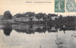 89 - GURGY : Les Bords De L'Yonne - CPA Village - Yonne - Gurgy