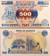 Uganda 500 Shilings Unc 1986 - Uganda