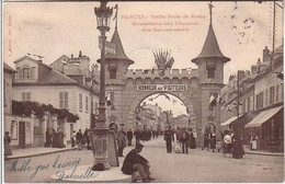 REF11.717  YVELINES.   MANTES.  VIEILLE PORTE DE ROSNY.RECONSTITUTION POUR CONCOURS MUSICAL - Mantes La Ville