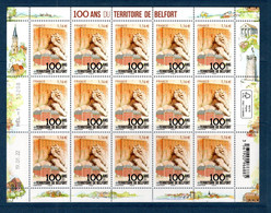 France 2022. Mini Planche Belfort. .** - Unused Stamps