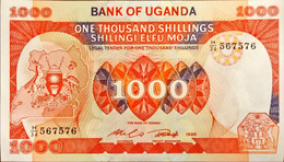 Uganda 1000 Shilings Unc 1986 - Ouganda