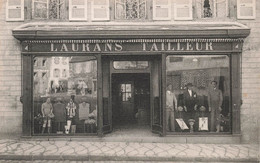 LESNEVEN - Carte Publicitaire François LAURANS - Tailleur Place Au Blé - RARE - VENTE DIRECTE X - Lesneven