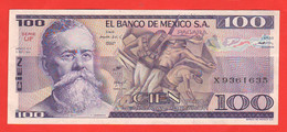 Messico 100 Cien Pesos 1982 Carranza  & Cultura Maya Mexico Note - Mexico