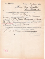 ESPAGNE MALAGA  COURRIER 1902 Jul ENCISO ( E4 - Spain