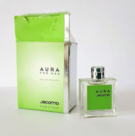 Miniatures De Parfum  AURA FOR MEN  EDT  De  JACOMO   5 Ml  + Boite - Miniatures Hommes (avec Boite)