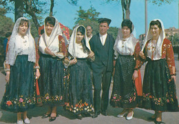 Delcampe - SARDEGNA  - BANARI (SASSARI) - CARTOLINA  -  CAVALCATA SARDA - COSTUMI SARDI - Sassari