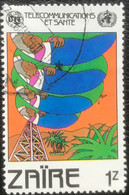 Zaïre - C7/42 - (°)used - 1982 - Michel 750 - Telecommunicatie En Gezondheid - Used Stamps