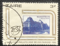 Zaïre - C7/42 - (°)used - 1980 - Michel 684 - Postzegeltentoonstelling België-Zaïre - Usados