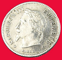 20 Centimes - Napoléon III -  France - 1867 BB - Argent - Sup - - 20 Centimes