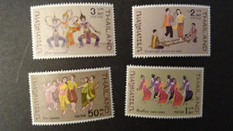 1969 Yv 517-520 MNH - Thailand