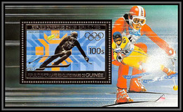 85826/ N°78 A Sarajevo SKI 1984 Jeux Olympiques Olympic Games Guinée Guinea OR Gold Stamps ** MNH - República De Guinea (1958-...)